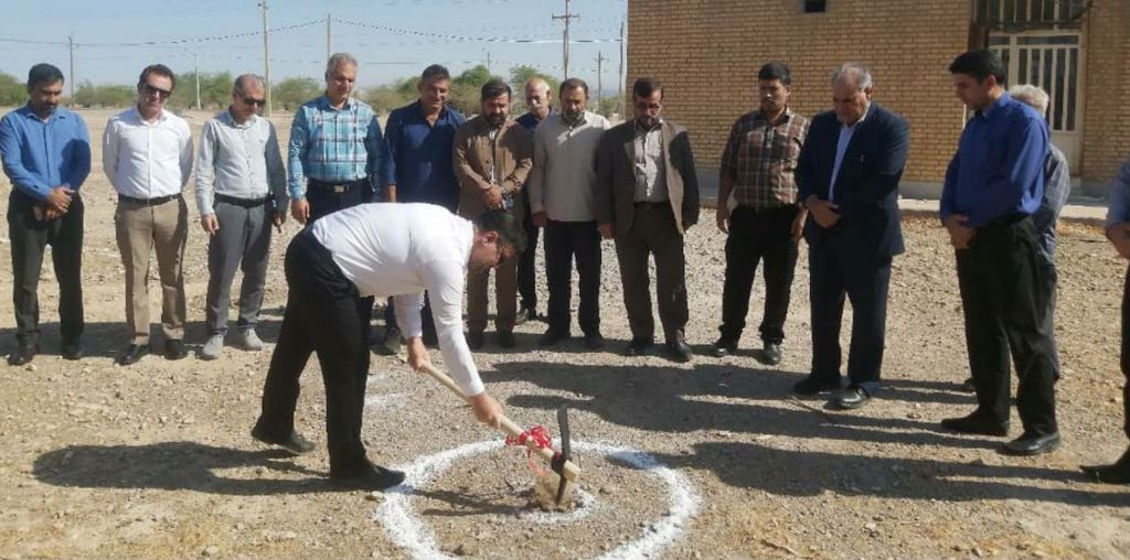 آیین کلنگ زنی دبستان 5 کلاسه عشایری جاده پشمینه زار