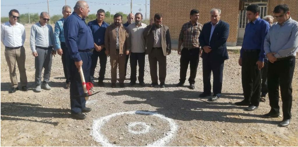 آیین کلنگ زنی دبستان 5 کلاسه عشایری جاده پشمینه زار