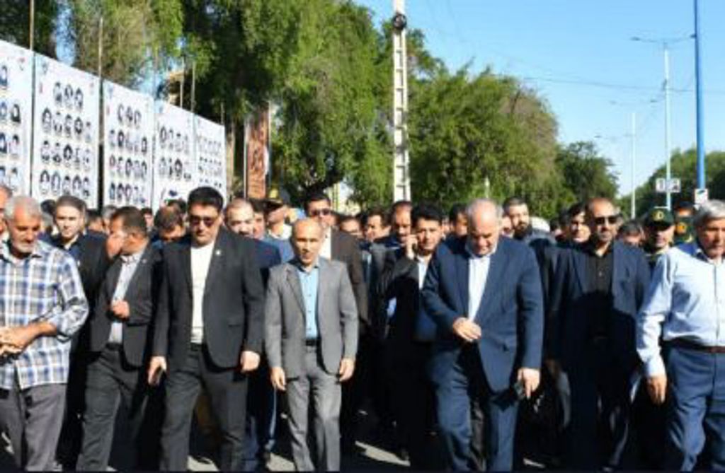 مراسم باشکوه گرامیداشت حماسه مقاومت و پایداری مردم اندیمشک در 4 آذر 1365 با حضور جهانبخش قلاوند نماینده مردم اندیمشک